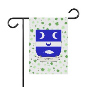 Nevin Family Coat of Arms Garden Banner