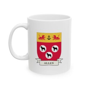 Allen Family Coat of Arms Coffee Mug