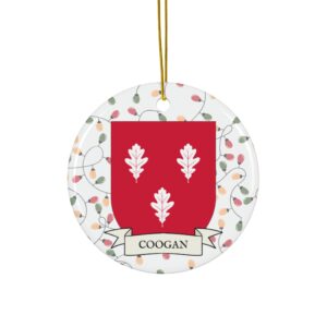 Coogan Family Coat of Arms Christmas Tree Ornament