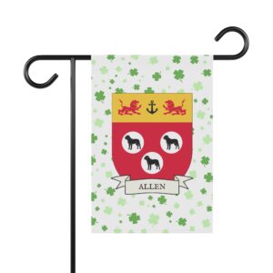 Allen Family Coat of Arms Garden Banner