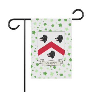 Nesbitt Family Coat of Arms Garden Banner