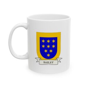 Bailey Family Coat of Arms Coffee Mug
