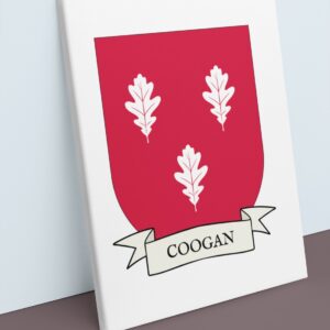Coogan Coat of Arms Canvas Wall Art