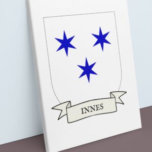 Innes Coat of Arms Canvas Wall Art