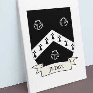 Judge Coat of Arms Canvas Wall Art