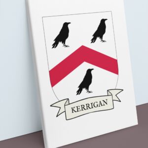 Kerrigan Coat of Arms Canvas Wall Art