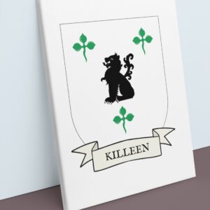 Killeen Coat of Arms Canvas Wall Art