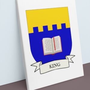 King Coat of Arms Canvas Wall Art
