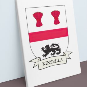 Kinsella Coat of Arms Canvas Wall Art