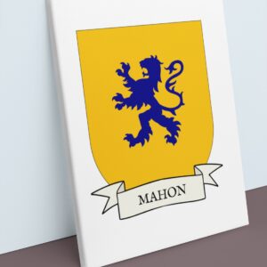 Mahon Coat of Arms Canvas Wall Art