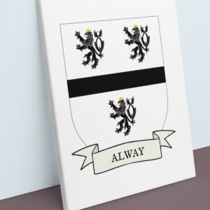 Alway Coat of Arms Canvas Wall Art