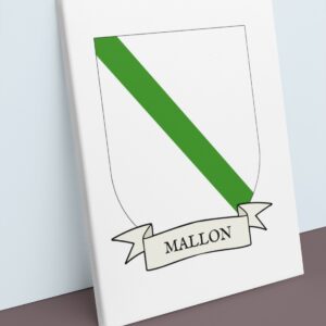 Mallon Coat of Arms Canvas Wall Art