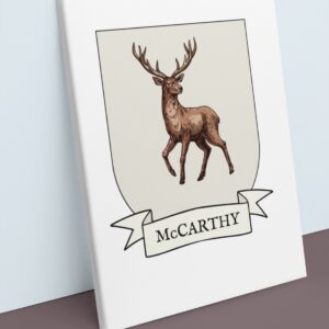 McCarthy Coat of Arms Canvas Wall Art