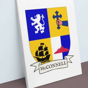 McConnell Coat of Arms Canvas Wall Art