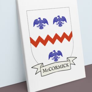 McCormick Coat of Arms Canvas Wall Art
