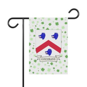Cochrane Family Coat of Arms Garden Banner