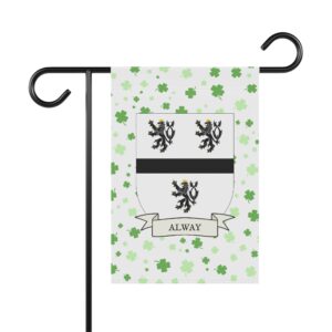 Alway Family Coat of Arms Garden Banner