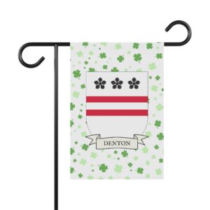 Denton Coat of Arms Garden Banner
