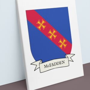 McFadden Coat of Arms Canvas Wall Art