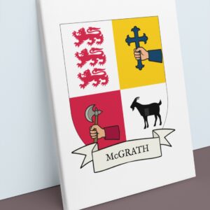 McGrath Coat of Arms Canvas Wall Art