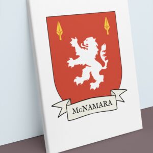 McNamara Coat of Arms Canvas Wall Art