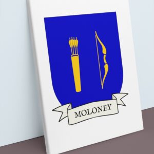Moloney Coat of Arms Canvas Wall Art