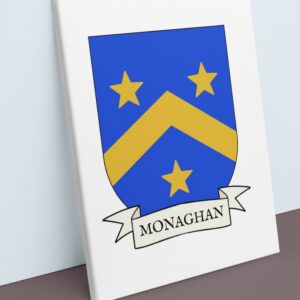 Monaghan Coat of Arms Canvas Wall Art
