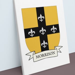 Morrison Coat of Arms Canvas Wall Art