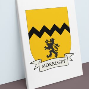 Morrissey Coat of Arms Canvas Wall Art
