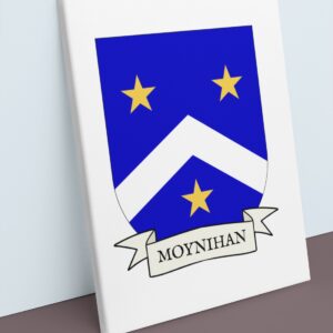 Moynihan Coat of Arms Canvas Wall Art
