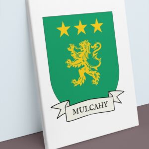Mulcahy Coat of Arms Canvas Wall Art