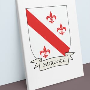 Murdock Coat of Arms Canvas Wall Art
