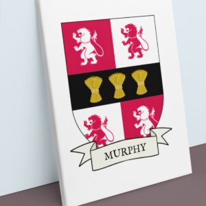 Murphy Coat of Arms Canvas Wall Art