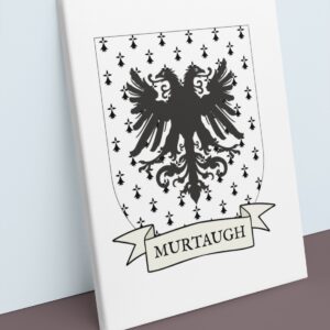 Murtaugh Coat of Arms Canvas Wall Art