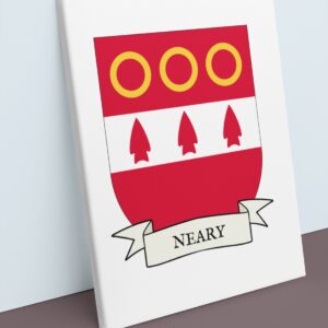 Neary Coat of Arms Canvas Wall Art