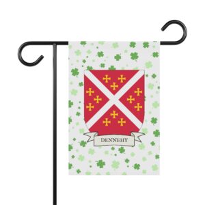 Dennehy of Rooney Coat of Arms Garden Banner