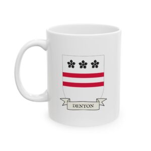 Denton Family Coat of Arms Coffee Mug