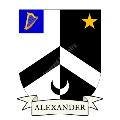 Alexander Family Coat of Arms Shield