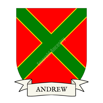 Andrew Family Coat of Arms Shield