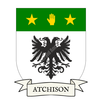 Atchison Family Coat of Arms Shield