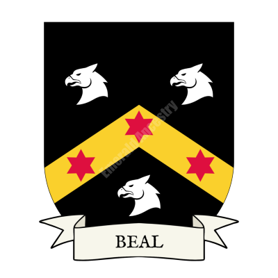 Beal Family Coat of Arms Shield
