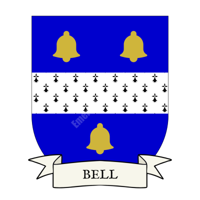 Bell Family Coat of Arms Shield