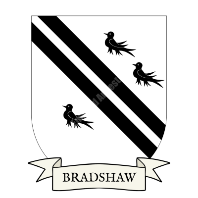 Bradshaw Family Coat of Arms Shield