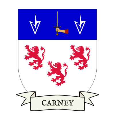 Carney coat of arms shield