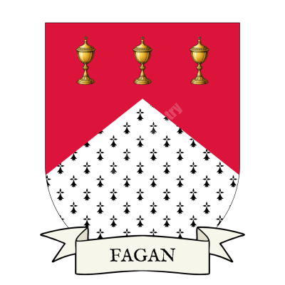Fagan Family Coat of Arms Shield