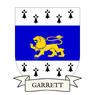 Garrett Family Coat of Arms Shield