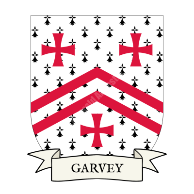 Garvey Family Coat of Arms Shield