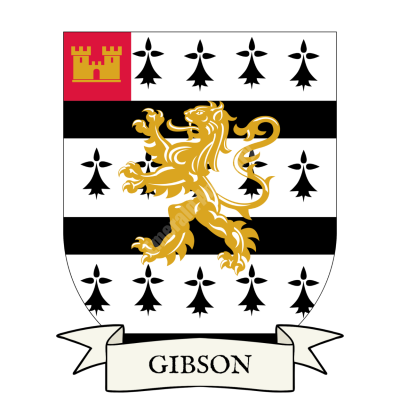 Gibson Family Coat of Arms Shield