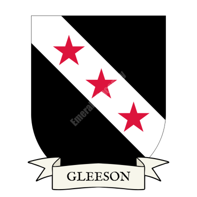 Gleeson Family Coat of Arms Shield