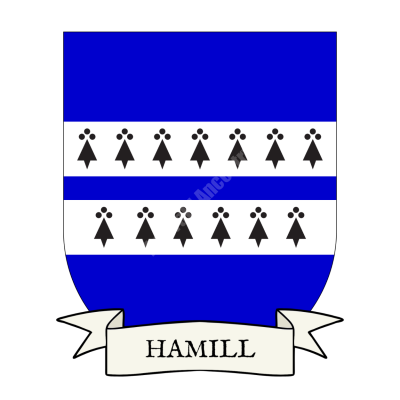 Hamill Family Coat of Arms Shield